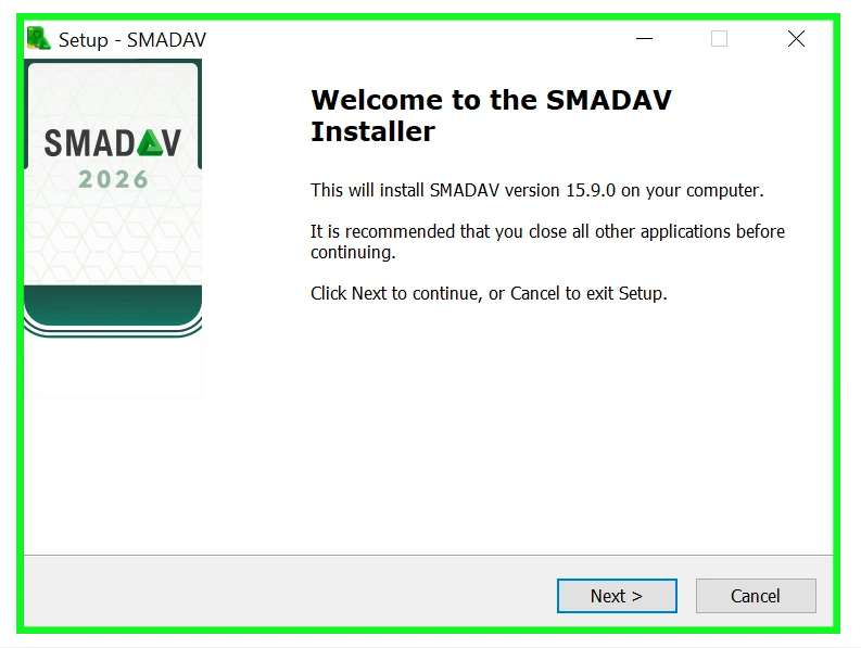 Installation de SmadAV 2026 pour PC Windows