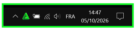 SmadAV sans la zone des notifications Windows
